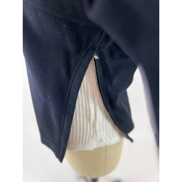 VTG WWII US Navy Seabees Uniform Dress Jumper Shirt Dragon Embroidery 40s Blk XS - Picture 8 of 10